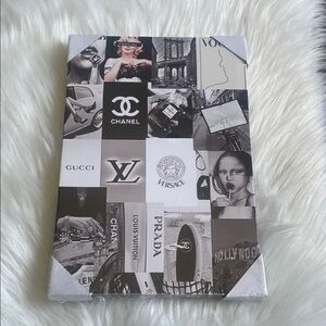CHANEL Gucci Louis Vuitton Prada Custom Wall Art Make Up Room Decor NWT